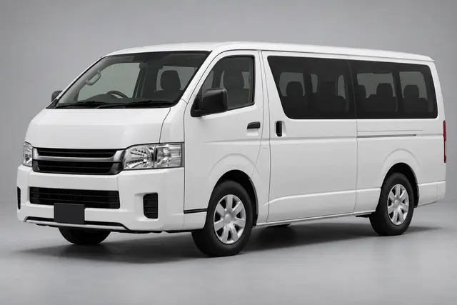 Generic AI flat-van category illustration, not an exact model