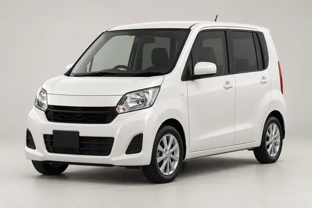 Illustration of a compact hatchback