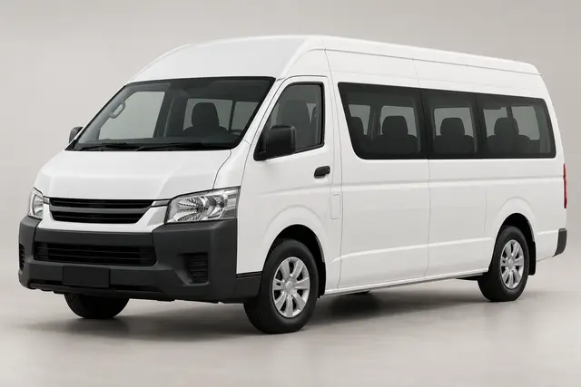 Generic AI van category illustration, not an exact model